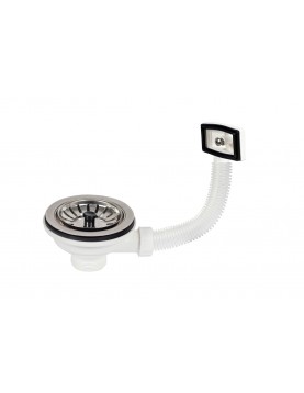 VENTIL 3”1/2x1”1/2 CU PP, GRĂTAR CLICK-CLACK INOX